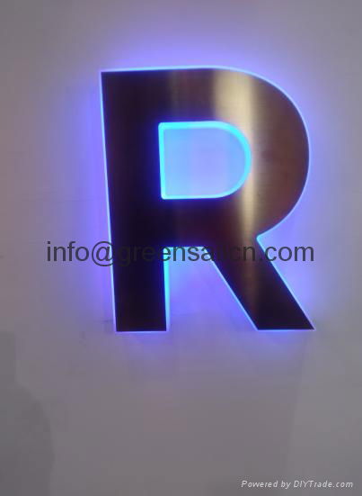 LED letter logo custom signs back lighting signage  2