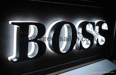 LED illuminated channel letter logo signs customized 3D logo signs