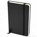 Silvine Executive Soft Feel Notebook Ruled with Marker Ribbon 160pp 90gsm A5 Bla 1