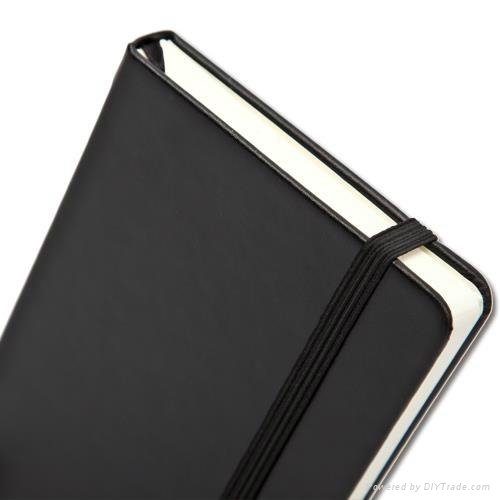 Silvine Executive Soft Feel Notebook Ruled with Marker Ribbon 160pp 90gsm A5 Bla 3