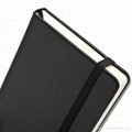 Silvine Executive Soft Feel Notebook Ruled with Marker Ribbon 160pp 90gsm A5 Bla 3