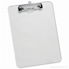 Clipboard Solid Plastic Durable with Rounded Corners A4 Clear