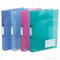 Rexel Ice Ring Binder Polypropylene 2 O-Ring 25mm A4 Translucent Assorted 1