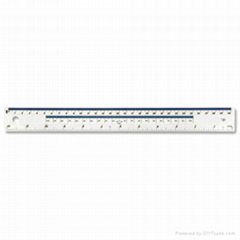 Ruler Plastic Shatter-resistant 10ths