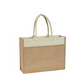 High quality custom plain jute tote bag