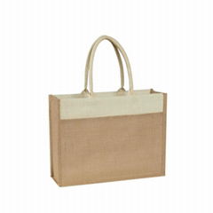 High quality custom plain jute tote bag for women