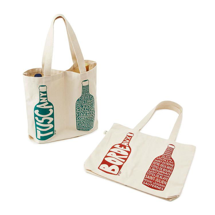 Canvas wine bottle bag,wine tote bag wholesale - HT913-4 - HOTO (China Manufacturer) - Gift Bag ...