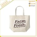 Fashion eco friendly cotton canvas tote shopping bag 5