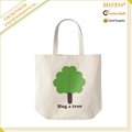 Fashion eco friendly cotton canvas tote shopping bag 3
