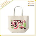 Fashion eco friendly cotton canvas tote shopping bag 1