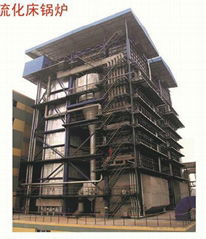 Circulating fluidized bed boiler