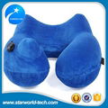 Inflatable travel pillow u shape neck massager  2