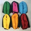 Cheap price inflatable banana sleeping bag hangout bag for camping  4
