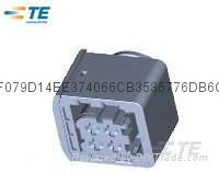 泰科連接器4針AMP母端子外殼2-1418390-1