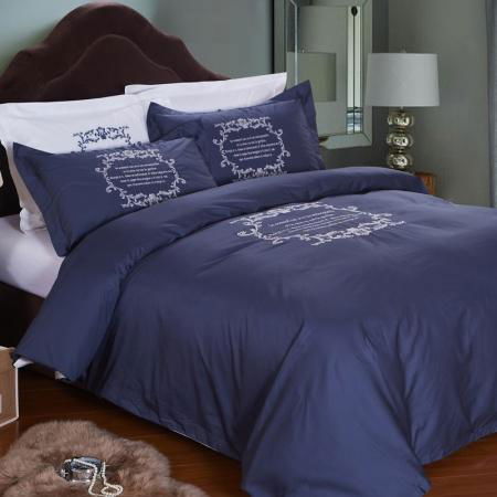 cotton embroidery bedding set