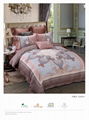 luxury reactive printed bedding set household bedding