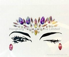 Festival Jewels Crystals sticker face stickers