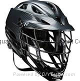 Cascade R Carbon Fiber Lacrosse Helmet Black Mask