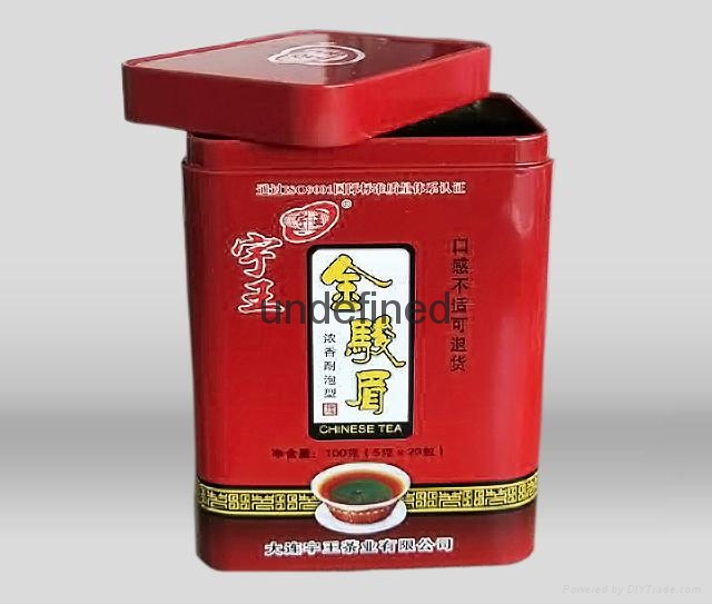 新款金駿眉鐵觀音通用茶葉鐵盒 3