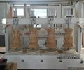 4 axis multi heads Wood column and wood statues engraving machine 2