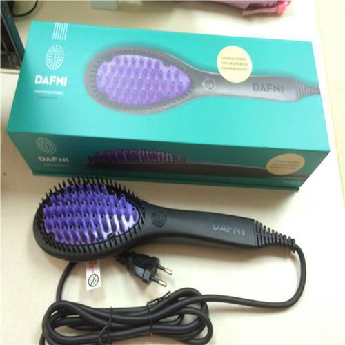 Danfi Ionic Ceramic Sandwich Fast Hair Straightener Comb 