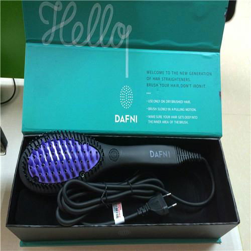 Danfi Ionic Ceramic Sandwich Fast Hair Straightener Comb  2