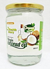 The Health Story Virgin Coconut Oil (500ml glass bottle)  Reduce blood Sugar