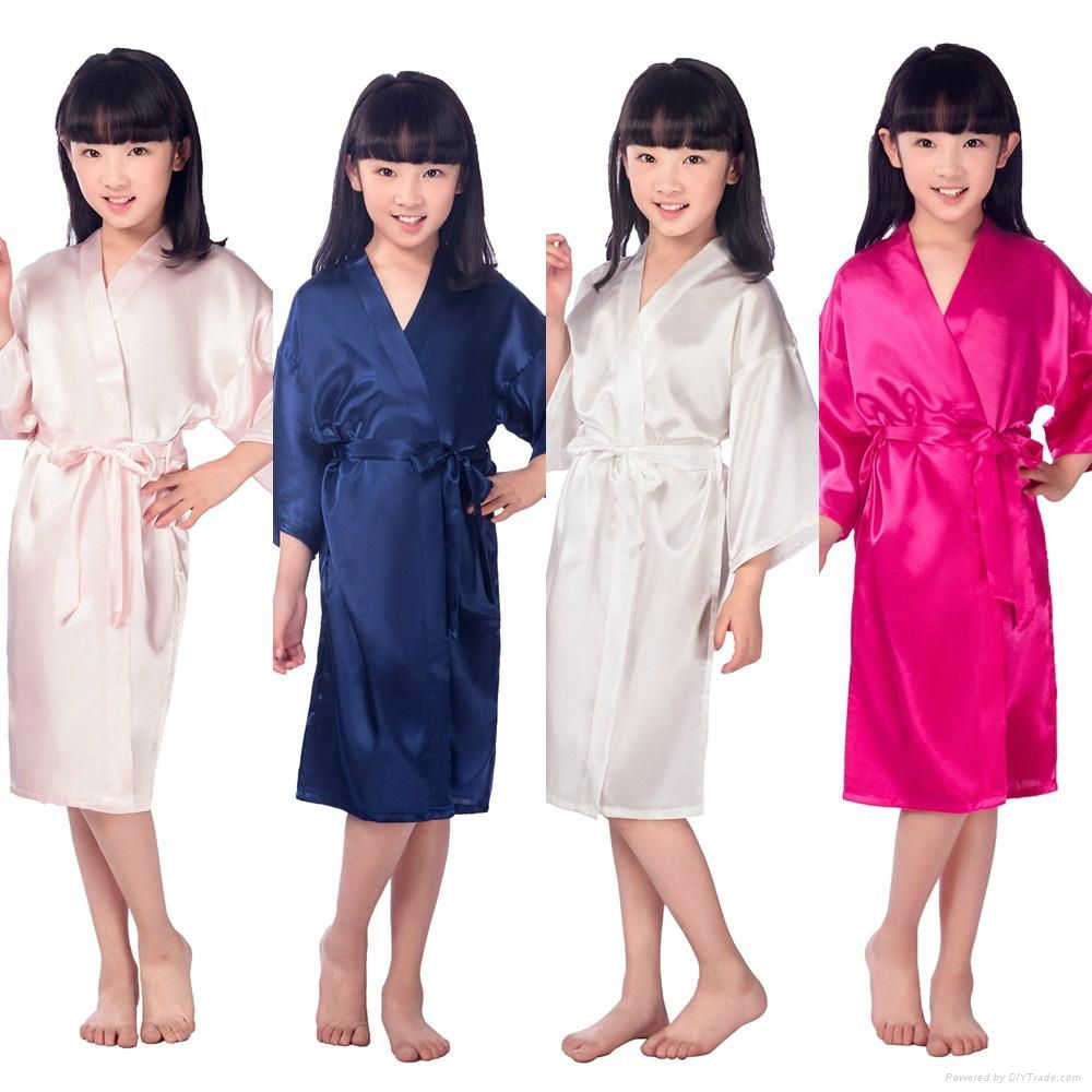 KIMONO STYLE SILK ROBE FOR KIDS