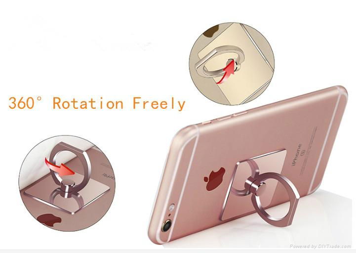 Logo customized Mobile Phone Finger Rings Stand Holder 2