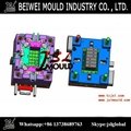 Hot runner auto battery box injection mould  4