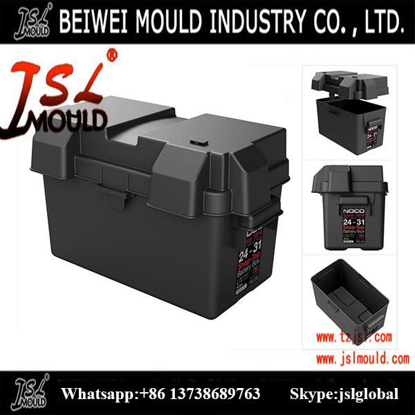 Hot runner auto battery box injection mould  5