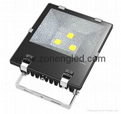  3-year-warrantied150W CE&Rohs Approved LED Flood Light with Cooling Fin Radiato