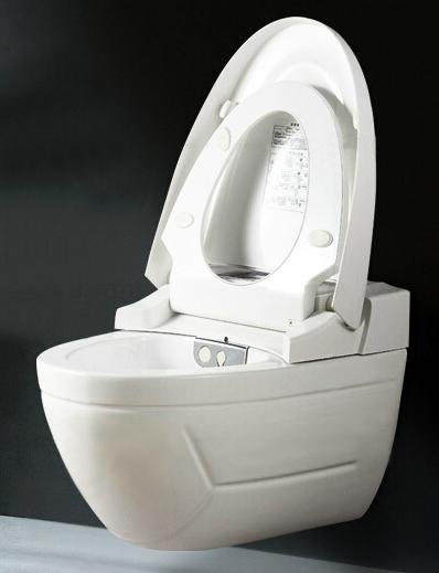 New design ceramic intelligent smart wall hung toilet KD-T021A 4