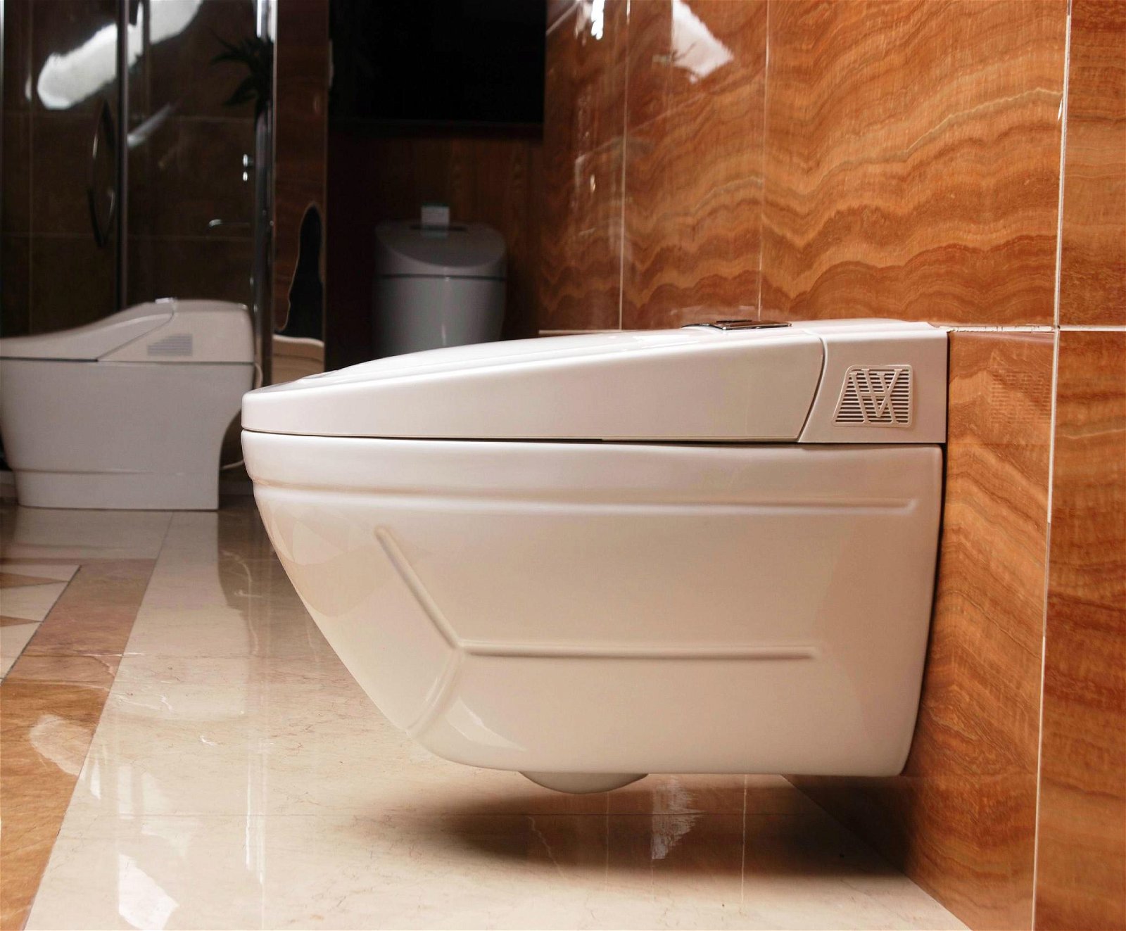 New design ceramic intelligent smart wall hung toilet KD-T021A 3