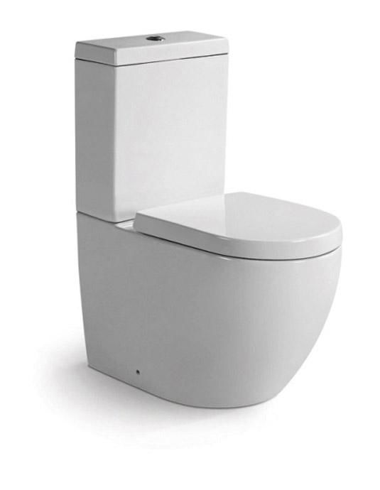 Luxury bathroom furniture design ceramic one piece toilet 2