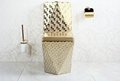  Bathroom ceramic golden luxury one piece toilet prices KD-T004GP 5