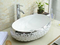 Modern style bathroom wc corner basin