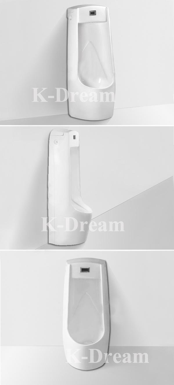 Bathroom ceramic floor mounted wc sensor urinal KD-015U 2