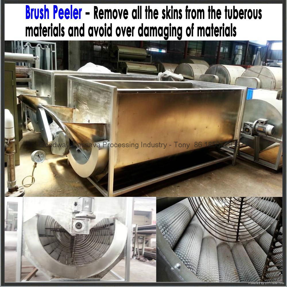 Automatic Stainless Steel Cassava Washing Peeling Machine 2