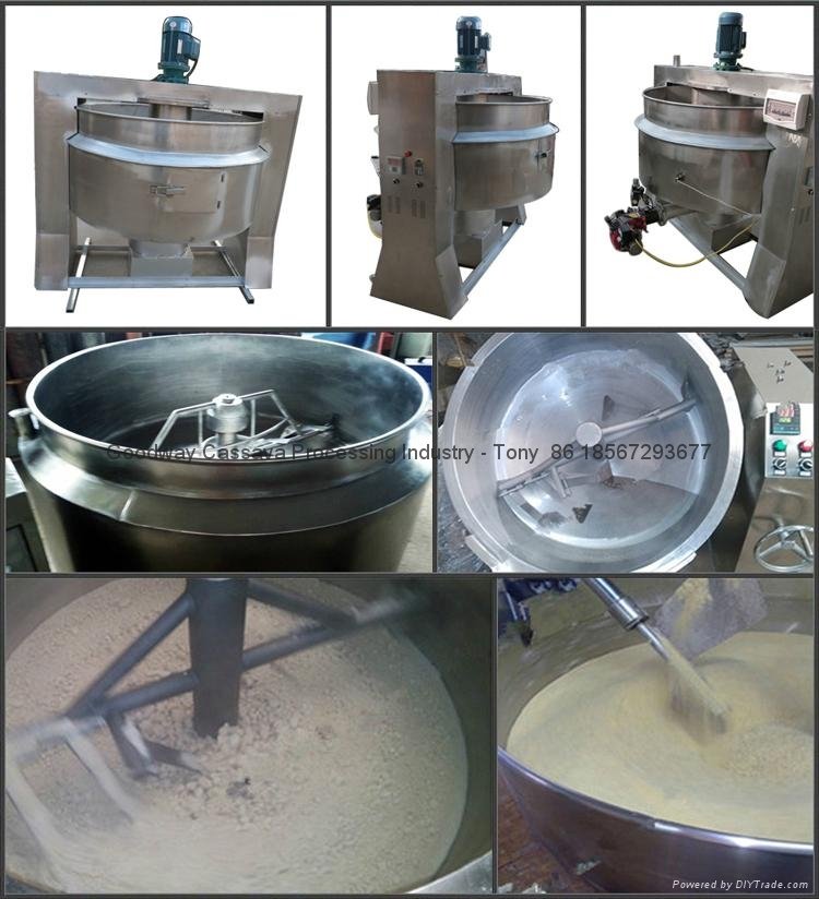 Cassava Processing Used Garri Fryer Machine 5