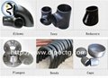 carbon steel pipe fitting ASTM A234 WPB 90 degree elbow 2