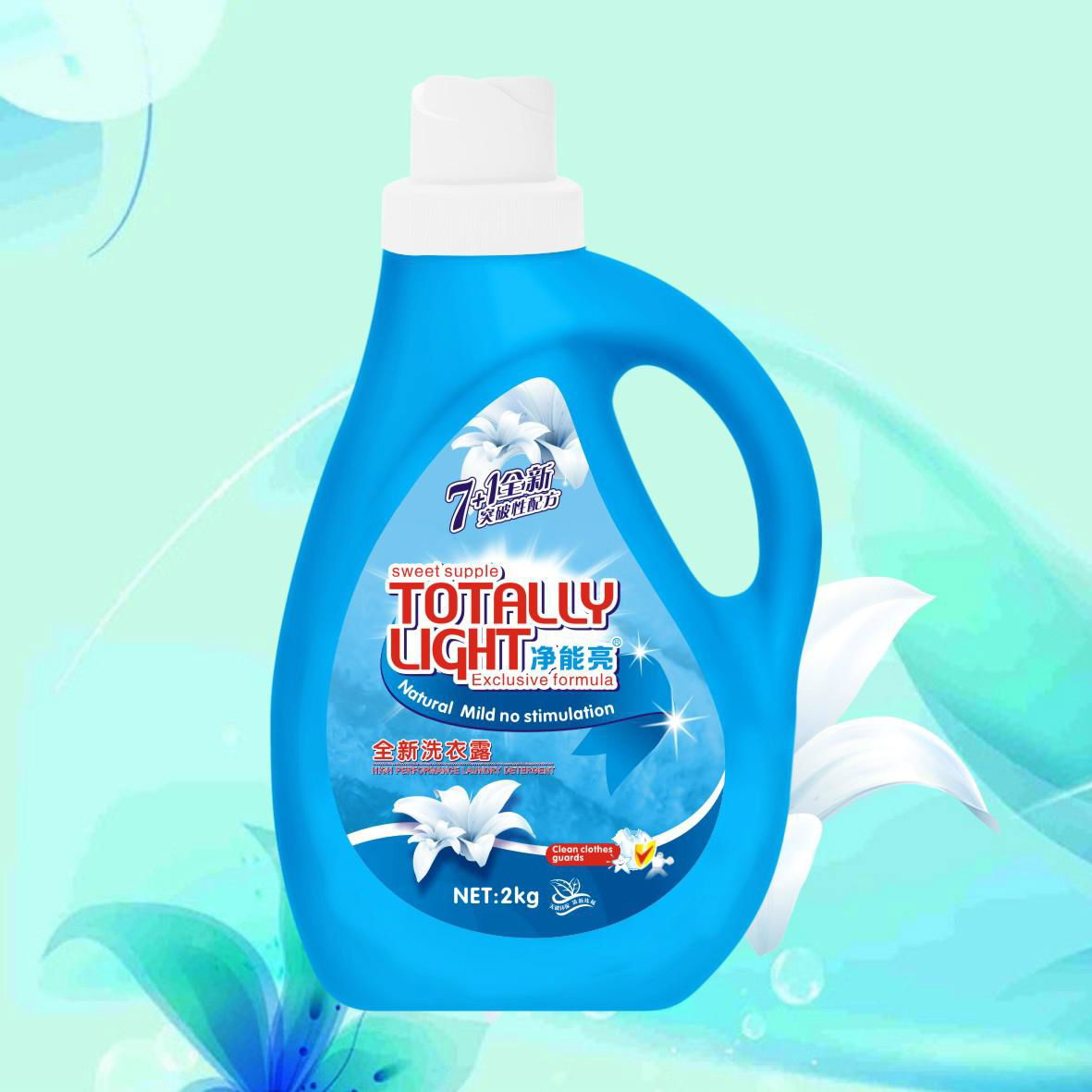  High foam liquid detergent Suitable for machine washing   2