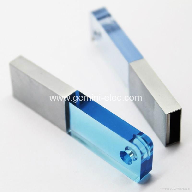 Fancy crystal usb stick 8gb crystal usb flash drive custom logo 3