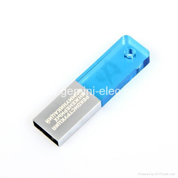 Fancy crystal usb stick 8gb crystal usb flash drive custom logo 2