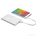 Super slim xiaomi power bank 5000mah mi power bank portable battery charger 