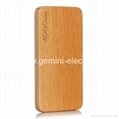 Fancy wooden power bank 4000mah slim power bank mobile charger