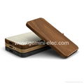 Fancy wooden power bank 4000mah slim power bank mobile charger