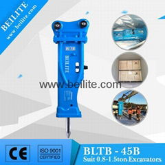 hot sale BLTB-45B silenced Hydraulic Breaker for mini excavator