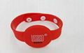 RFID silicone rubber bracelet