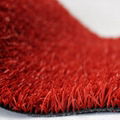 Red artificial turf